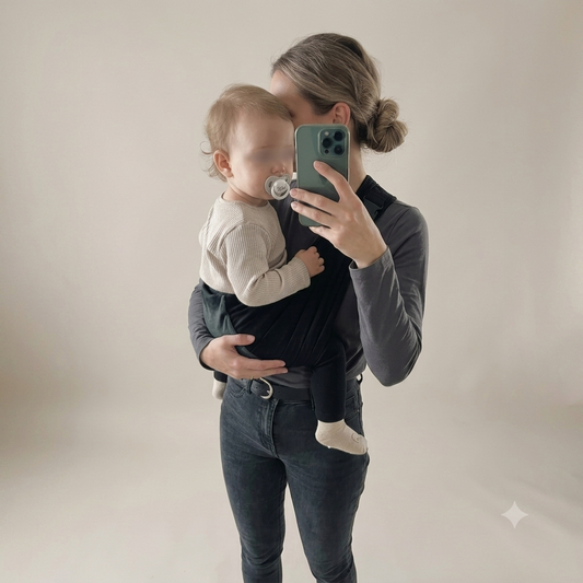 black toddler carrier for mums in New Zealand help with back pain baby sling carrier